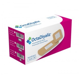 Octa Diyaliz Hemostatik Bası Bandı 38 mm x 72 mm - 100 ADET