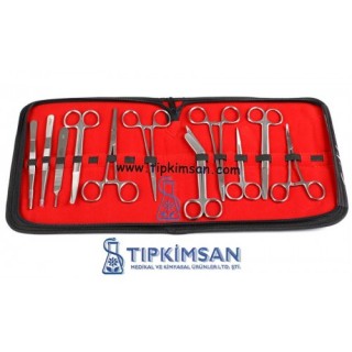 MİNİ CERRAHİ MÜDAHALE SETİ - 11 Parça Alet +Set Çantası
