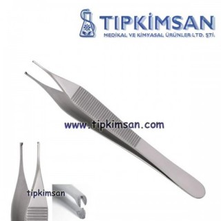 Micro Adson Penset 12 cm 1X2 Dişli