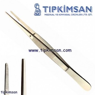 PENSET 15.5 CM ÇAPRAZ TIRTIKLI DOKU PENSETİ - DÜZ