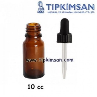Cam Damlalıklı Cam Şişe 10 cc